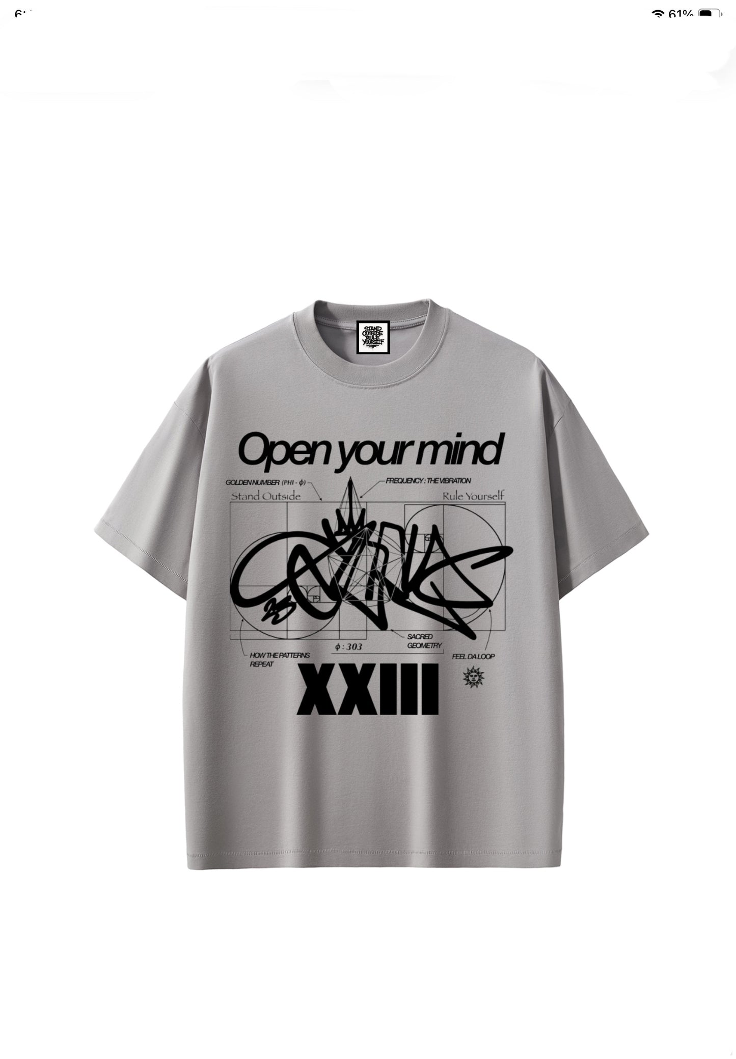OPEN YOUR MIND (Sorona Quick-Dry Cooling T-Shirt)