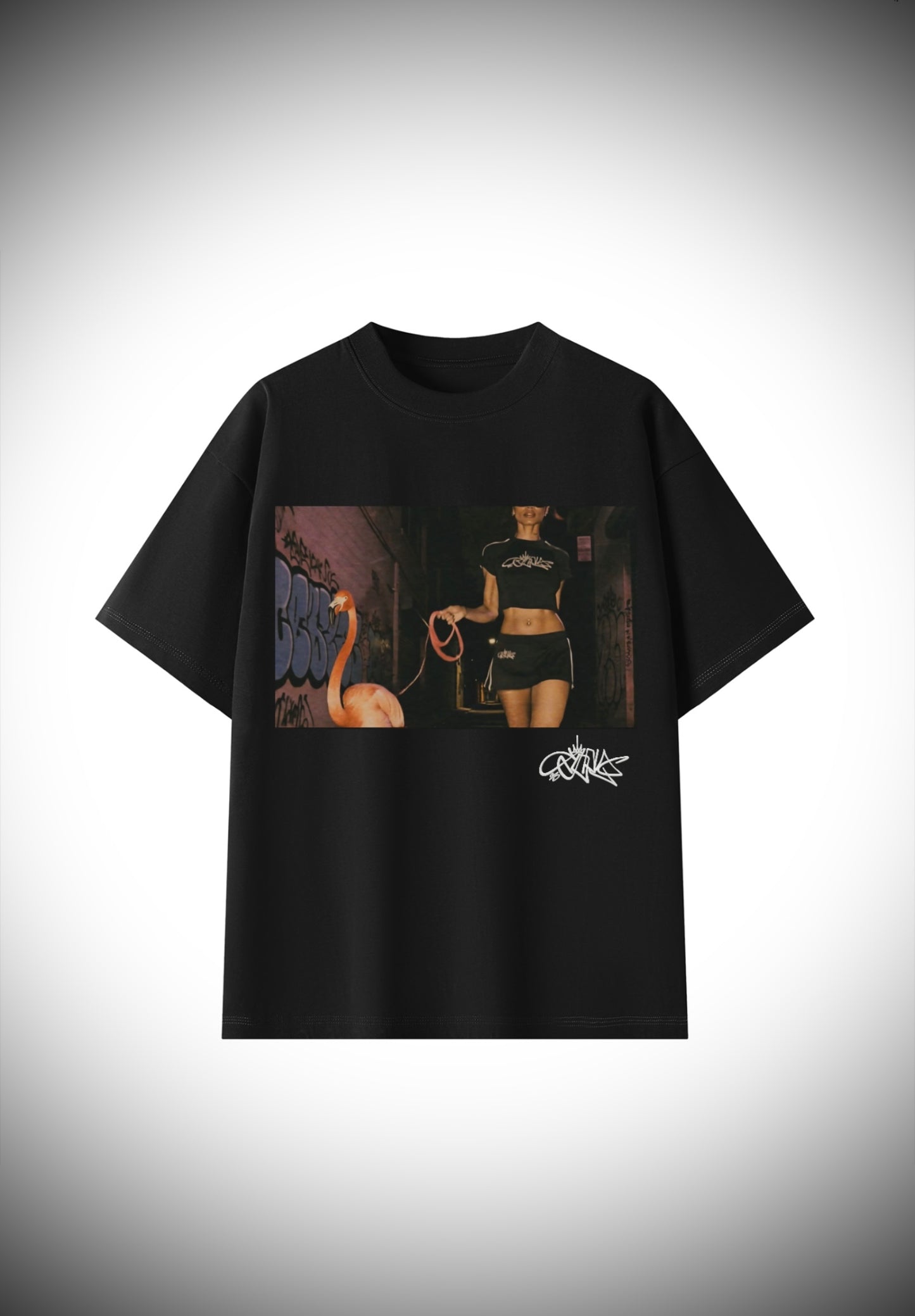 Flamingo_Oversized T-Shirt