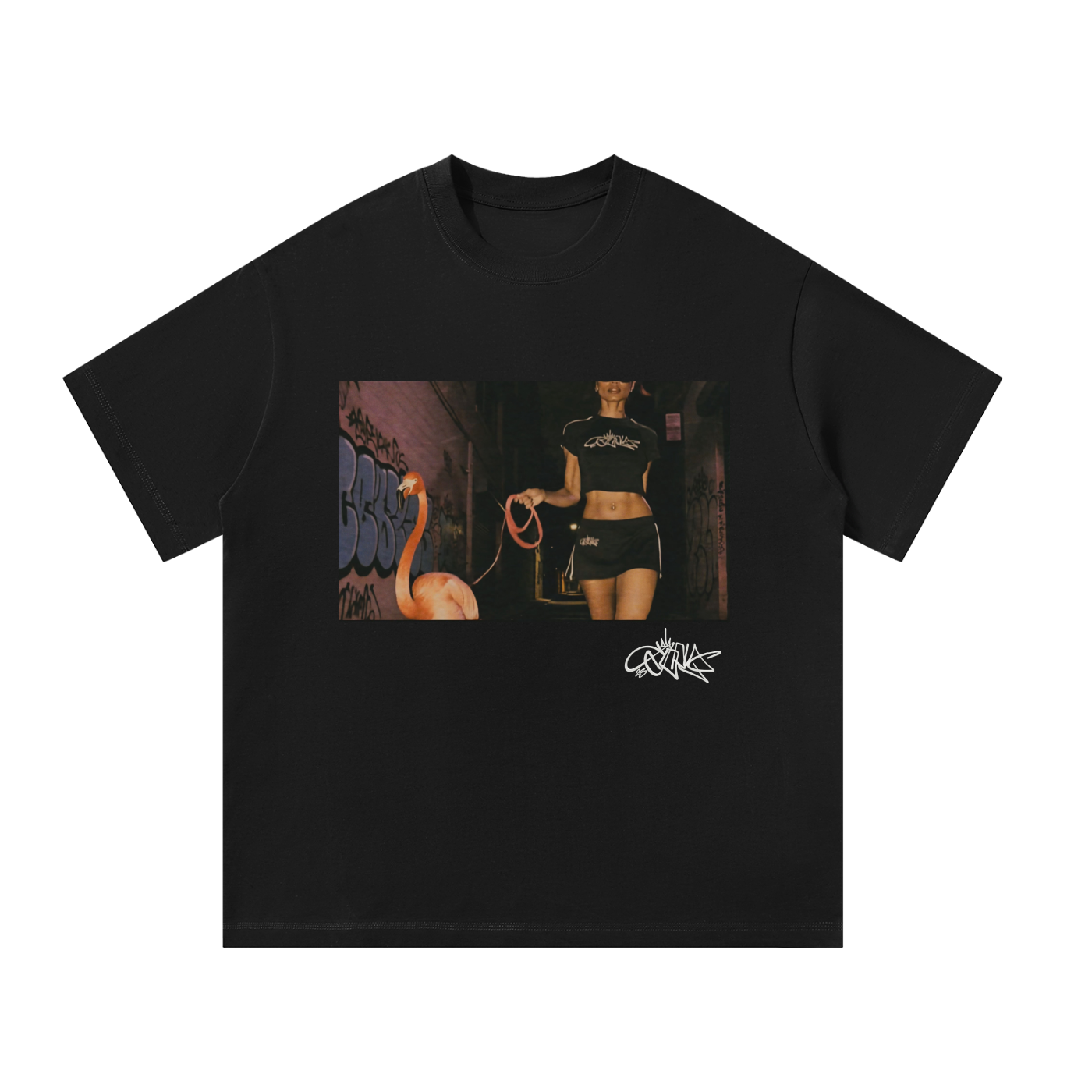 Flamingo_Oversized T-Shirt