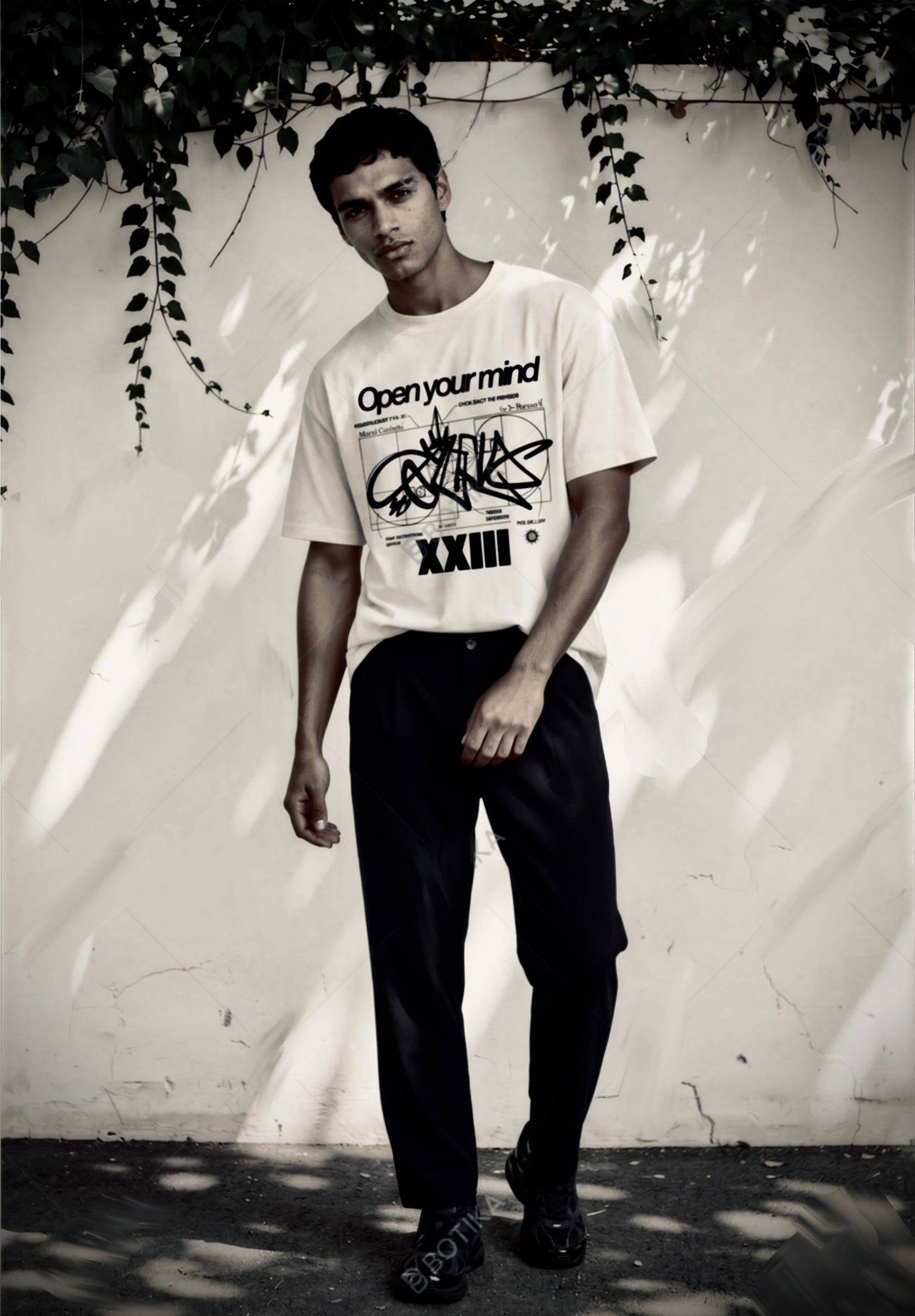 OPEN YOUR MIND (Sorona Quick-Dry Cooling T-Shirt)